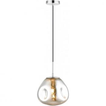Plafón Nina 1 bombilla Cromo - Impex Lighting, diseño moderno, acabado en cromo, compatible con 1 bombilla (no incluida), ideal para iluminación de espacios interiores