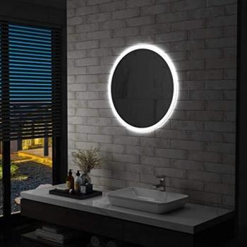 Espejo de baño con iluminación LED integrada de 70 cm