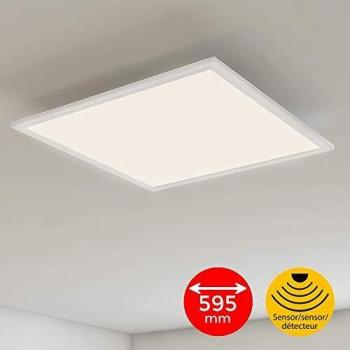 Lámpara de Techo LED Piatto con Sensor, 59,5 x 59,5 cm, Ultra-Plana, 38W, 4100 Lúmenes