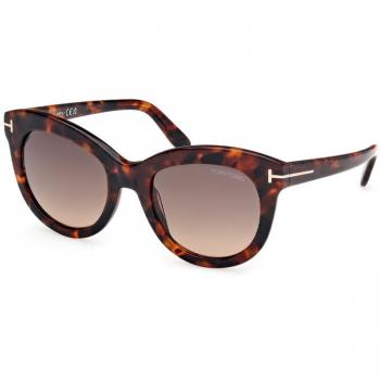 Gafas de sol Tom Ford FT1189 para mujer, estilo ojo de gato, acetato negro, tamaño único