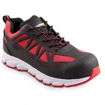 Zapato de Seguridad Workfit Arrow S1P SRC Rojo Número 37 Resistente y Antideslizante