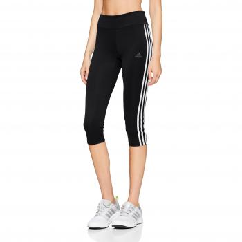 adidas D2M RR 3S 3/4 Mallas Pirata, Mujer, Negro