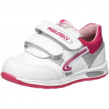Pablosky 266500, Zapatillas de Deporte para Niñas, Blanco