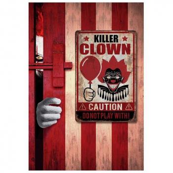 Guirca Cartel 'Killer Clown' de 24X36 cm