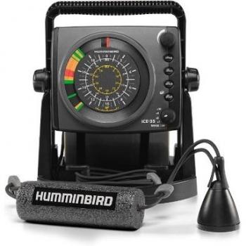 Humminbird ICE 35 Ice Fishing Flasher, 800 Watts, LCD Display, 1.80 kW Peak Power, 100 W RMS, Model Number 407020-1