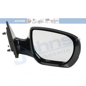 Espejo retrovisor derecho JOHNS 39 83 38-21 negro con ajuste eléctrico y función calefactora para Hyundai Santa Fe 3