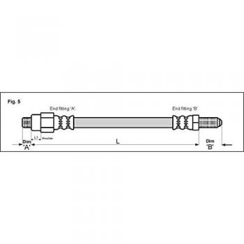 Metzger 4113239 Tubo flexible de frenos