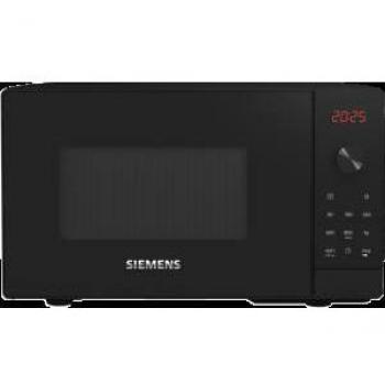 Microondas Siemens iQ300 FF023LMB2, 20 L, 800 W, Negro, Encimera con Programas Automáticos