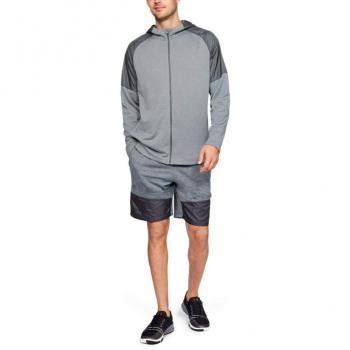 Under Armour Mk1 Terry FZ Hoodie Parte Superior del Calentamiento, Hombre, Gris, XL