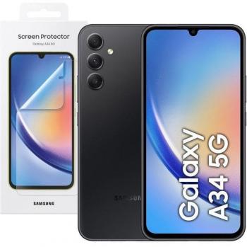 Samsung Galaxy A34 5G 8/256GB Negro Libre + Protector Pantalla