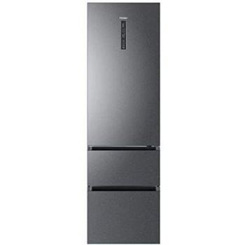 Haier 3D 60 Series 3 A3FE837CGJ - Frigorífico Combi, Motor Inverter, Cajones Direct Access en congelador, Botellero, My Zone, Humidity Zone, Ancho 60cm, 371L, Total No Frost, Clase D, Inox Antihuellas
