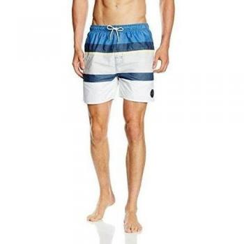 Rip Curl Rapture Stripe 16 Volley - Bañador para hombre, color azul marino, talla L