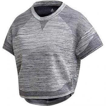 adidas PK HD Pull W Sudadera, Mujer, Gris/Tinley, M