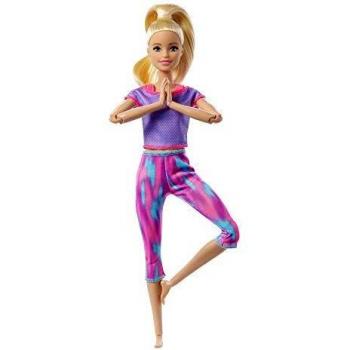 Barbie Movimiento sin límites Muñeca articulada rubia con ropa deportiva de juguete