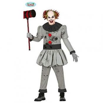 Generique - Disfraz Payaso Loco y Malo Hombre - M