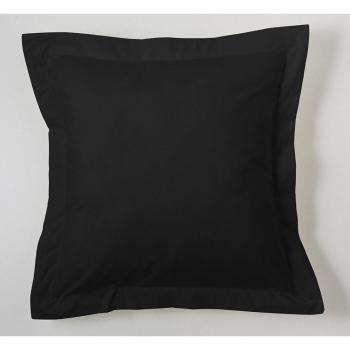 Funda de cojín negro 55 x 55 + 5 cm