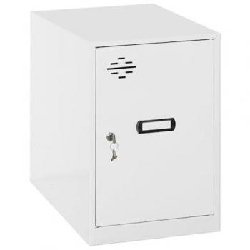 Casillero SIMONLOCKER MON. MINI 475x400x500 mm BLA/BLA - 8425437117374 - Simon Rack Taquillas Vestuario Metálica Montada 475x400x500 Blanco, Metal