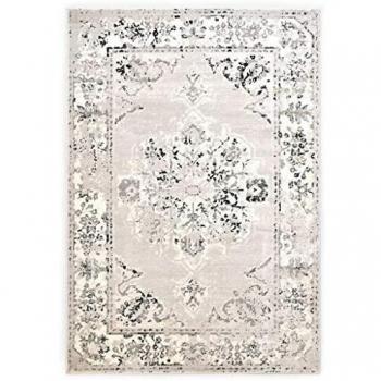 Tapis Gris et noir 160x230 cm PP