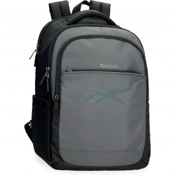 Mochila portaordenador Reebok Newport dos compartimentos 44 cm gris
