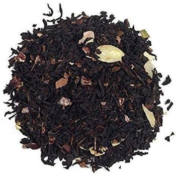 Aromas de Té, Pirámides de Té Negro Praliné, Con Grano de Cacao, Cáscaras de Grano Cacao, Trozos de Almendra, Pétalos de Rosa, Rodajas de Fresa y Aroma Natural, 20 pirámides