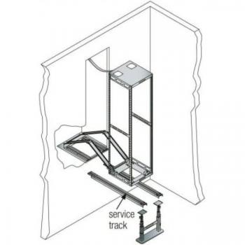 Middle Atlantic TRACK50 Silver Rack Accessories for Server Cabinets