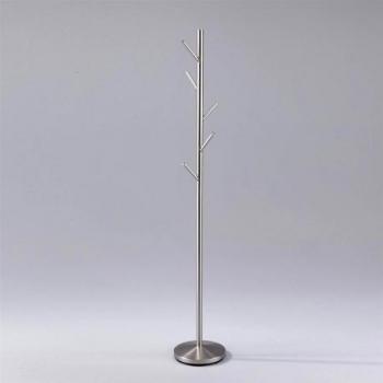 Versa Adelisa - Perchero, 28,5 x 28,5 x 170 cm, color plateado