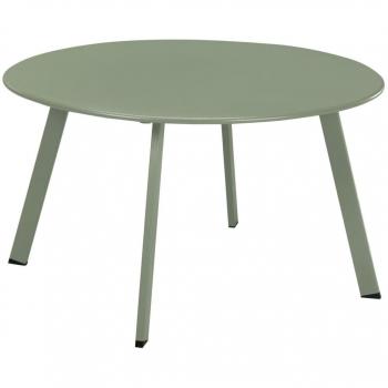 Mesa de centro de jardín ProGarden verde mate 70x40 cm