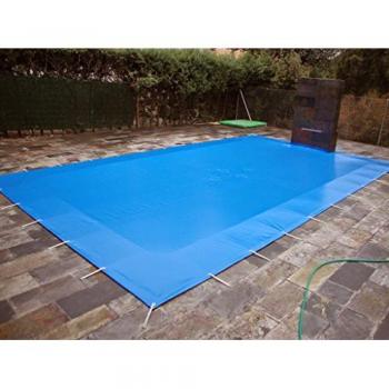 Cubierta Térmica Eco para Piscinas 600 Micras - Ahorro de Energía y Reducción de Costos, 8.5 x 3.5m, Sin Refuerzo, Cobertor de Invierno Azul