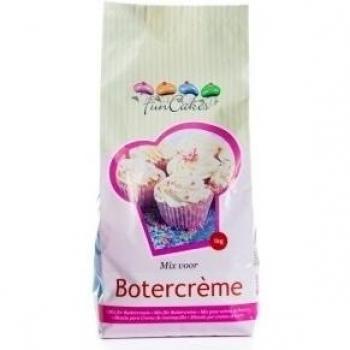 FunCakes Preparado Crema de Mantequilla Buttercream, Sabor Mantequilla, 1k, Halal, FC76161