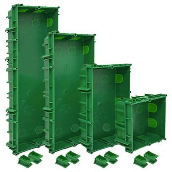 Caja de instalación empotrada para pulsadores Comelit 3110/1A, 1 módulo