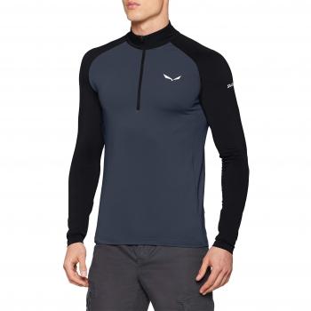 SALEWA puez pl M Hz L/S té, Todo el año, Hombre, Color Ombre Blue/0910, tamaño 50/L