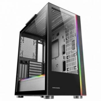 Mars Gaming MCULTRA XXL Premium ATX Tower Case with Tempered Glass, USB 3.0, ARGB Lighting, Black