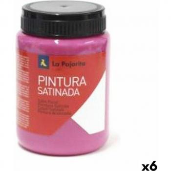 Témpera La Pajarita L-24 6 Piezas Magenta Escolar Satinado
