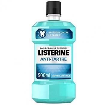 Enjuague Bucal Listerine Cuidado Total Anti-Sarro 500 ml Mentha Ártica