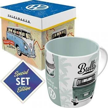 Taza Volkswagen Let's Get Away Special Edition en caja de regalo