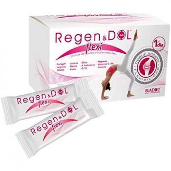 Complemento Alimenticio Regendol Flexi - 14 Sticks - Para el Bienestar de Músculos y Tendones - Ayuda a Mantener la Flexibilidad de las Articulaciones - Favorece la Formación del Colágeno - Eladiet