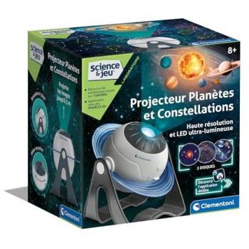 Proyector de Planetas y Constelaciones Clementoni - 3 Modos de Juego - Aplicación Gratuita con Contenidos y Cuestionarios