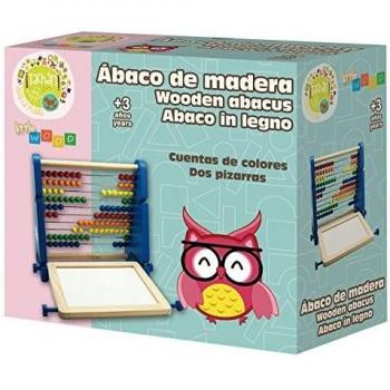 Tachan- Abaco de madera con pizarra