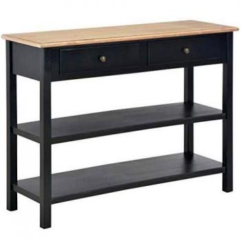 SengentoStyle Dressoir 110x35x80 cm MDF zwart