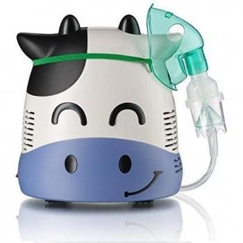 Only For Baby Smiley Cow - Inhalador para niños la Vaquita Sonriente Aparato para medicamentos líquidos con compresor Nebulizador