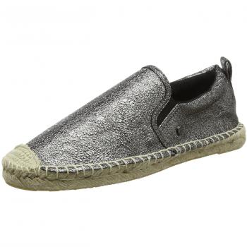 Superdry Liora Espadrille, Alpargatas para Mujer, Plateado
