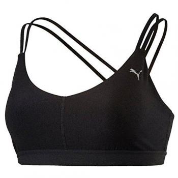 Puma Yogini Lux Strappy sujetador para mujer, Negro Black, S