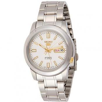 Seiko Men's Analogue Classic Automatic Watch with Stainless Steel Strap SNKK07K1