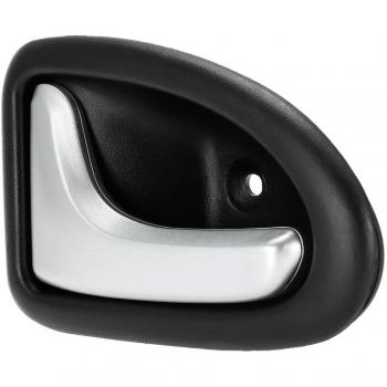 KKmoon LUQ6209661847978RD Manijas Interior Tirador de Puerta Izquierda, Color Plateado/Negro