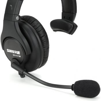 Shure BRH441M-LC Single-Ear Intercom Headset with Dynamic Microphone