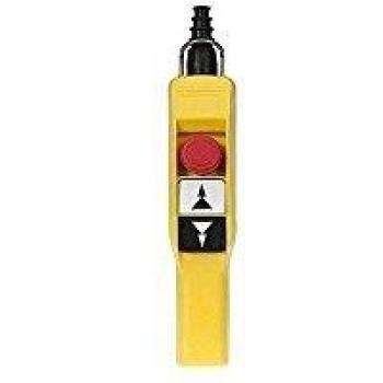 Schneider Electric Pendant Control Station with Emergency Button, 2-Speed, Model XACA2073
