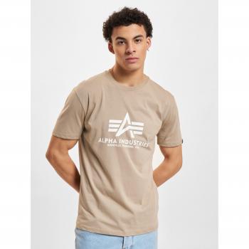 Camiseta Básica Beige ALPHA INDUSTRIES para Hombre