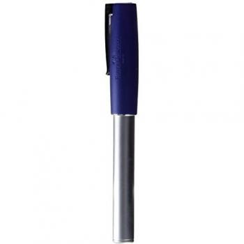 Faber-Castell 149215 - Roller Loom Metallic con cuerpo lacado metálico con forma cónica ergonómica, color azul
