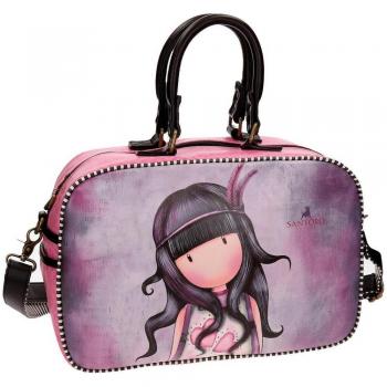 Gorjuss Jac Of Hearts Bolsa de Viaje, 37 cm, 13.88 Litros, Rosa