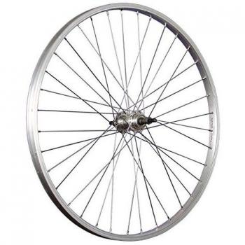 Rueda trasera de bicicleta 26 pulgadas para cassette 559-21 acero inoxidable plata